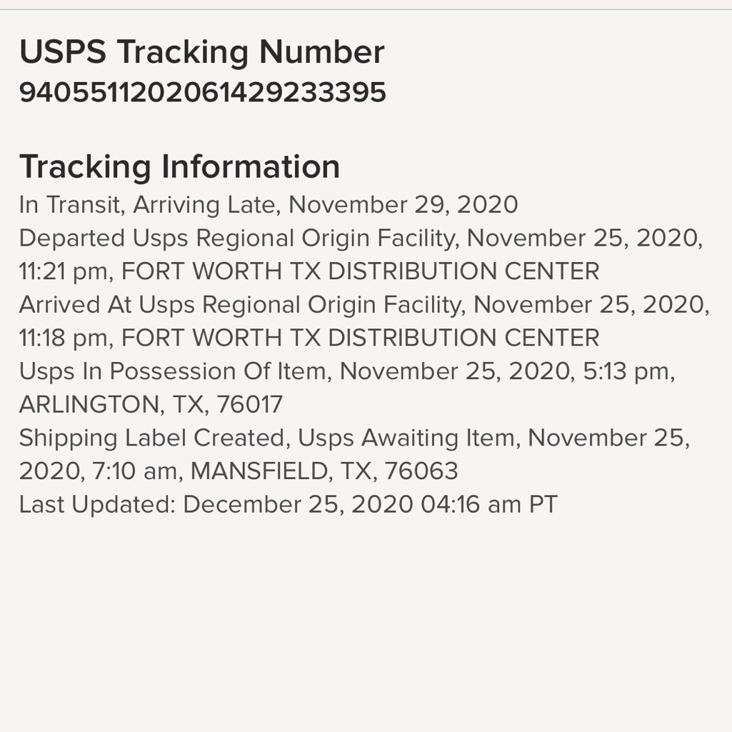 Tracking Number